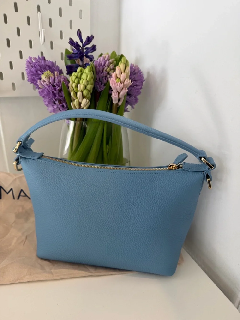 Maison De Sabre - Blue Leather Shoulder Bag - Picture 2 of 9